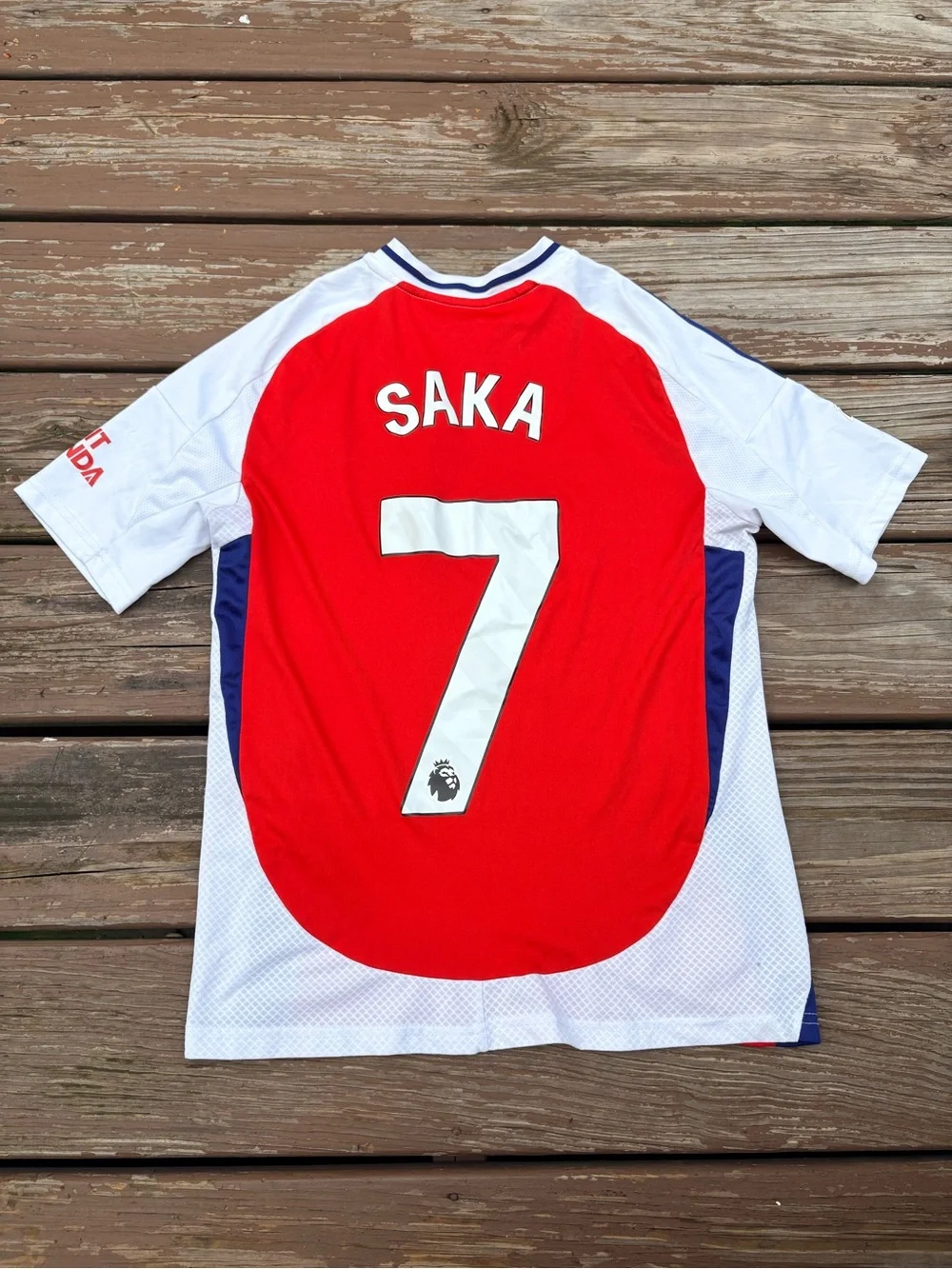 adidas Arsenal 24/25 Home Jersey – Saka #7 – Youth 13–14